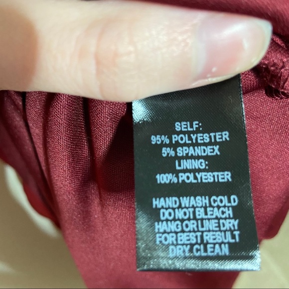 NWT Lulu's Infinite Glory Red Wine Maxi Dress - Picture 14 of 15